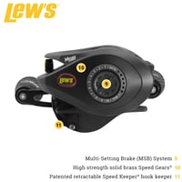 Mulinetă Baitcasting Lew's SuperDuty 300 Speed – Raport de recuperare 7,2:1, Mâna dreaptă, 190/35,6-88,9 cm, Mulinetă multiplicatoare pentru spinning 4