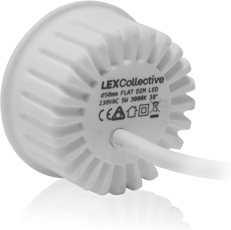 Lex Collective LED Kerámia Modul 230V 5W GU10 Meleg Fehér Dimmelhető Spot 10db