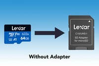 Lexar 64 GB microSDXC UHS-I memorijska kartica - 100 MB/s, A1, U3, V30 2
