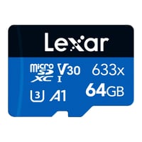 Lexar 64 GB microSDXC UHS-I memorijska kartica - 100 MB/s, A1, U3, V30 1