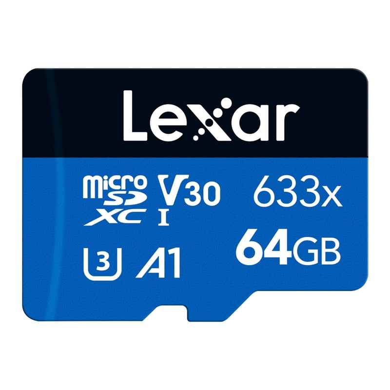Lexar 64 GB microSDXC UHS-I memorijska kartica - 100 MB/s, A1, U3, V30