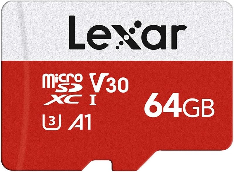 Lexar 64GB Micro SD kártya UHS-I U3 A1 V30 100MB/s 4K videóhoz - 64 GB