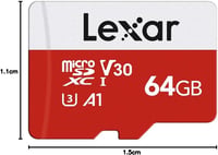 Lexar 64GB Micro SD kártya UHS-I U3 A1 V30 100MB/s 4K videóhoz - 64 GB 10