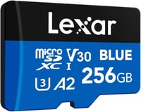 Lexar Blue 256GB Micro SD kártya 160MB/s, UHS-I, Class 10, U3, V30, 4K videó - 256 GB 1