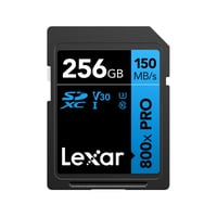 Pamäťová karta Lexar High-Performance 800x PRO SD 256 GB, SDXC UHS-I, rýchlosť čítania 150 MB/s, rýchlosť zápisu 45 MB/s, V30/U3/C10, pre DSLR a kompaktné fotoaparáty 1