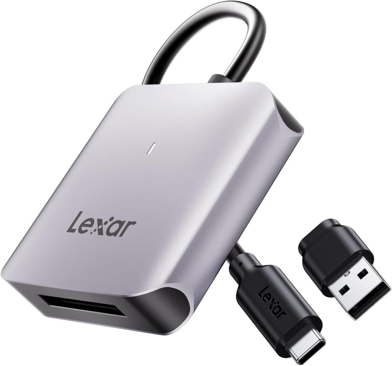 Lexar RW510 CFexpress Type B kártyaolvasó USB 3.2 Gen 2 10Gbps - 0GB, CFexpress Type B Card Reader