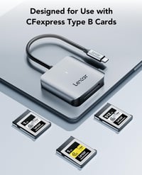 Lexar RW510 CFexpress Type B kártyaolvasó USB 3.2 Gen 2 10Gbps - 0GB, CFexpress Type B Card Reader 4
