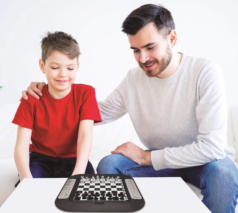 Lexibook Chessman FX Elektronikus Sakk Játék Érintésérzékeny Billentyűzettel, 64 Nehézségi Szinttel, Fény- és Hangeffektusokkal, 7+ Éves Kor