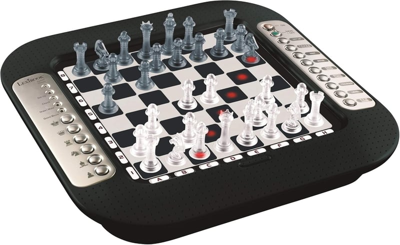 Lexibook Chessman FX Elektronikus Sakk Játék Érintésérzékeny Billentyűzettel, 64 Nehézségi Szinttel, Fény- és Hangeffektusokkal, 7+ Éves Kor
