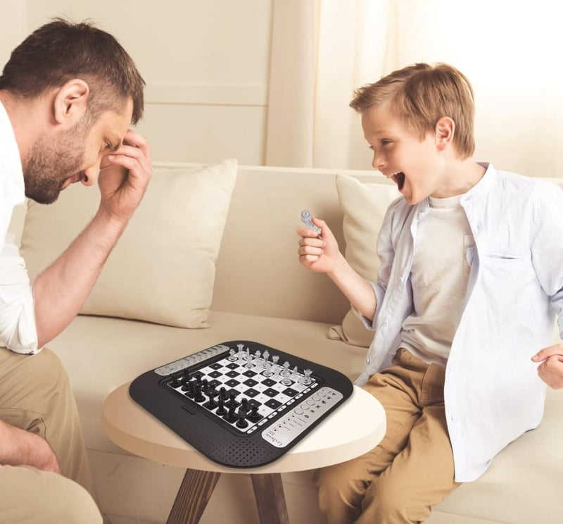 Lexibook Chessman FX Elektronikus Sakk Játék Érintésérzékeny Billentyűzettel, 64 Nehézségi Szinttel, Fény- és Hangeffektusokkal, 7+ Éves Kor