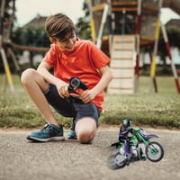 RC terénna motorka LEXIBOOK Crosslander RC18LXB – fialová, 12 km/h, so svetelnými efektmi, driftovaním a kaskadérskymi kúskami 4