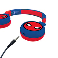 Lexibook HPBT010SP Pókember 2 az 1-ben Bluetooth és vezetékes gyerek fejhallgató, összecsukható - piros/kék 3