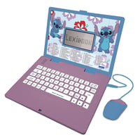 Detský vzdelávací počítač Lexibook JC598Di3 Disney Stitch, dvojjazyčný (nemčina/angličtina), 124 aktivít, písanie, matematika, logika, hudba, fialovo-modrý 1