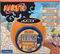 Lexibook Naruto RL977NA Kivetítős Ébresztőóra Időzítővel, Éjszakai Fény, Narancs 5