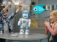 Dvojjazyčný vzdelávací robot Lexibook Powerman Kid ROB90DE – kráčajúca, tancujúca, spievajúca, programovateľná STEM hračka – príbehy a kvízy v nemčine a angličtine 3