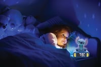 Lexibook RL800D Disney Stitch Éjszakai Ébresztőóra - LCD Kijelző, Hangok és Dallamok, Szundi Funkció, Kék, 13,5x18,2 cm 5