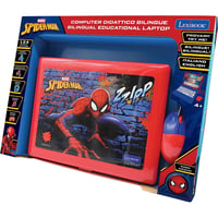 Laptop educativ bilingv Lexibook Spider-Man italiană-engleză, 124 de activități - albastru-roșu - JC598SPi5 4