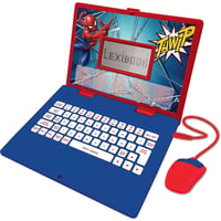 Laptop educativ bilingv Lexibook Spider-Man italiană-engleză, 124 de activități - albastru-roșu - JC598SPi5 1