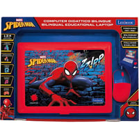 Laptop educativ bilingv Lexibook Spider-Man italiană-engleză, 124 de activități - albastru-roșu - JC598SPi5 3
