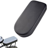 LEXICANMHS Podložka na zadné sedadlo bicykla - Hrubé čierne sedlo z umelej kože, pohodlné sedadlo na bicykel pre deti, univerzálna podložka na zadné sedenie, 31x17x6,5 2