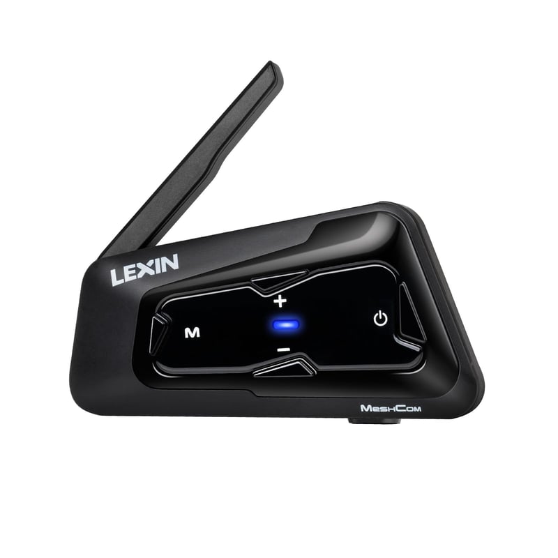 LEXIN MTX Mesh 3.0 interkom na motocyklovú prilbu, Bluetooth 5.0 headset, potlačenie hluku CVC a DSP, vodotesnosť IP67, funkcia Multi-Audio, 1 ks
