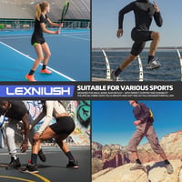 Lexniush 2 db Bokaszalag Támogatás Sportsérüléshez, Plantar Fasciitis Kompressziós Zokni 6