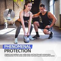 Lexniush 2 db Bokaszalag Támogatás Sportsérüléshez, Plantar Fasciitis Kompressziós Zokni 4