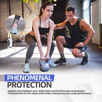 Lexniush 2 db Bokaszalag Támogatás Sportsérüléshez, Plantar Fasciitis Kompressziós Zokni 5