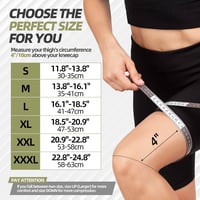 Lexniush Knee06X kompressziós térdvédő, 2 db - fekete, 3XL-es méret 4