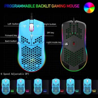 LexonElec K550 Gaming Billentyűzet és M1 Egér Szett Egérpaddal - Vezetékes Gamer Kombó PC-hez 7