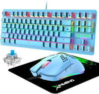 LexonElec K550 Gaming Billentyűzet és M1 Egér Szett Egérpaddal - Vezetékes Gamer Kombó PC-hez 1