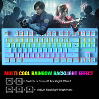 LexonElec K550 Gaming Billentyűzet és M1 Egér Szett Egérpaddal - Vezetékes Gamer Kombó PC-hez 3