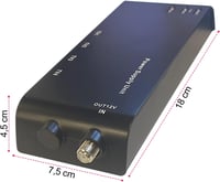 LEYF 4 kimenetű tápegység erősítőhöz, TNT antenna jelerősítő dekóder 2-8dB 8