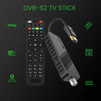 LEYF DVB-S2 Satelitný prijímač Full HD 1080P HDMI TV Stick, skrytý za TV, digitálny displej, univerzálny diaľkový ovládač 2v1, USB, Astra 3