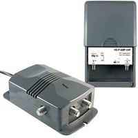 LEYF Erősítő Tápegységgel 2 TV Kimenettel TNT Antenna Előerősítőhöz HDTV Jel 15-38dB 1