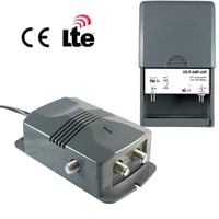 LEYF Erősítő Tápegységgel 2 TV Kimenettel TNT Antenna Előerősítőhöz HDTV Jel 15-38dB 7