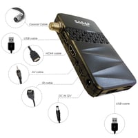 Receptor satelit mini LEYF & Sagaf SUD-0507 DVB-S2 Full HD 1080p, receptor digital HDTV, USB, pregătit pentru închiderea SD ARD ZDF 7