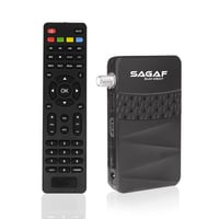 Receptor satelit mini LEYF & Sagaf SUD-0507 DVB-S2 Full HD 1080p, receptor digital HDTV, USB, pregătit pentru închiderea SD ARD ZDF 6