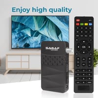 Receptor satelit mini LEYF & Sagaf SUD-0507 DVB-S2 Full HD 1080p, receptor digital HDTV, USB, pregătit pentru închiderea SD ARD ZDF 3