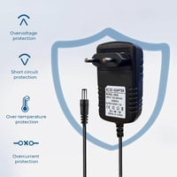 LEYF univerzális tápegység adapter 9V DC 2A, 120 cm kábel, 5.5-2.1 mm jack 7