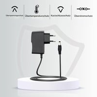Univerzálny napájací adaptér LEYF 5V DC 2A, AC 100-240V 50/60Hz, sieťový adaptér, 115 cm kábel (konektor 3,5-1,35 mm) pre TV box, LED pásy, router, kameru 4