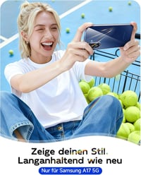 LeYi Samsung Galaxy A17 5G átlátszó szilikon tok kameravédővel és 2 db fóliával 7