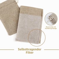 Set 30 Săculețe din Iută 10x15 cm cu Șnur, pentru Calendar Advent, Cadouri Mici, Bijuterii, DIY, Artizanat, Nuntă, Petrecere, Crăciun, Naturale 3