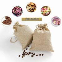 Set 30 Săculețe din Iută 10x15 cm cu Șnur, pentru Calendar Advent, Cadouri Mici, Bijuterii, DIY, Artizanat, Nuntă, Petrecere, Crăciun, Naturale 7