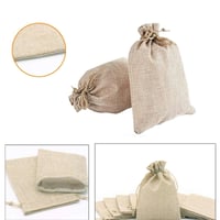 Set 30 Săculețe din Iută 10x15 cm cu Șnur, pentru Calendar Advent, Cadouri Mici, Bijuterii, DIY, Artizanat, Nuntă, Petrecere, Crăciun, Naturale 6