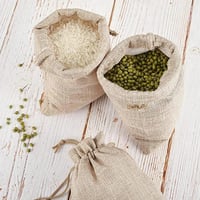Set 30 Săculețe din Iută 10x15 cm cu Șnur, pentru Calendar Advent, Cadouri Mici, Bijuterii, DIY, Artizanat, Nuntă, Petrecere, Crăciun, Naturale 5