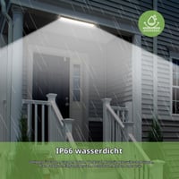 Plafonieră LED LEZOE cu senzor de mișcare IP66 120 cm 30W 4200 lumeni pentru spații umede, baie, garaj, depozit, atelier, bucătărie 4000K 5