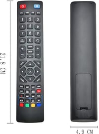 LFYSJTX Blaupunkt Távirányító - Univerzális Csere Távirányító Blaupunkt TV-hez, Programozás Nélküli, 10m Hatótávolság, Kék 3