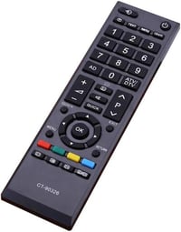 LFYSJTX CT-90326 Univerzális Távirányító Toshiba TV-hez - Programozás Nélküli Csere Távirányító, 10m Hatótávolság, Fekete 4