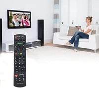 LFYSJTX Panasonic TV Távirányító N2QAYB000487 - Univerzális Csere Távirányító Televízióhoz, Programozás Nélkül, 10m Hatótáv, Fekete 2